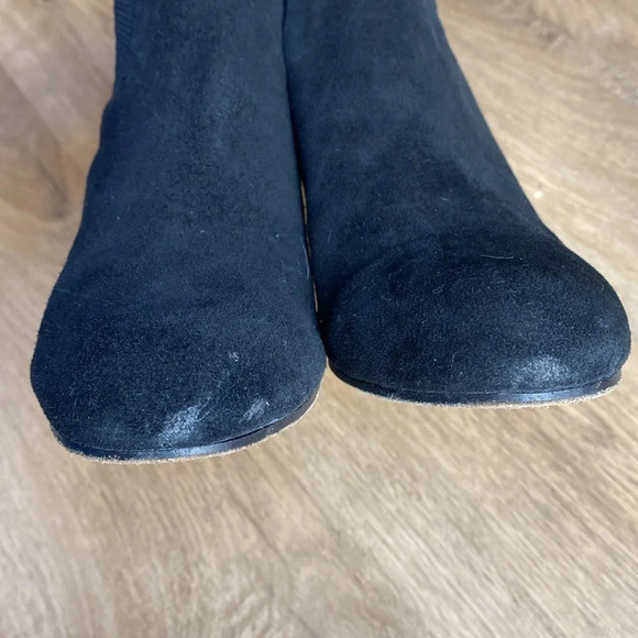 Eileen Fisher Marcy Suede Bootie with Stretch Knit size 6 - Picture 6 of 16